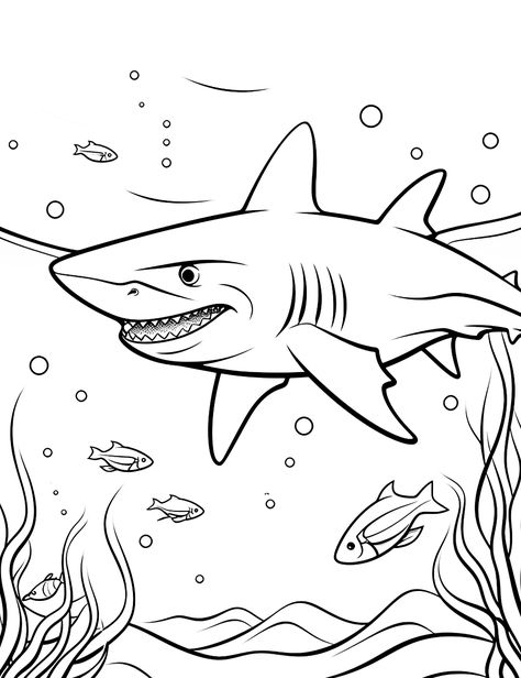 Angel Shark, Finding Nemo Coloring Pages, Nemo Coloring Pages, Happy Birthday Coloring Pages, Puppy Coloring Pages, Fish Coloring Page, Shark Coloring Pages, Pumpkin Coloring Pages, Spring Coloring Pages