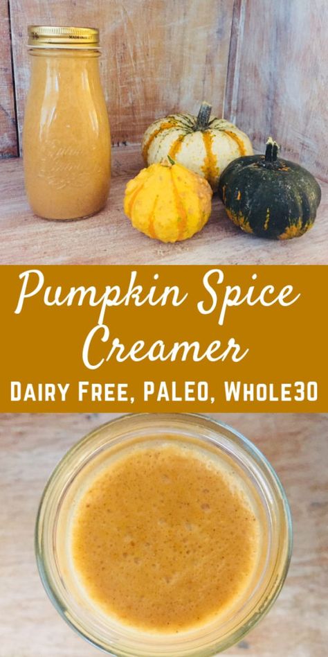 Sausage And Kale Recipes, Paleo Creamer, Soup With Sausage And Kale, Paleo Coffee Creamer, Curry Pumpkin Soup, Pumpkin Creamer, Curry Pumpkin, Paleo Pumpkin Spice, Dairy Free Creamer