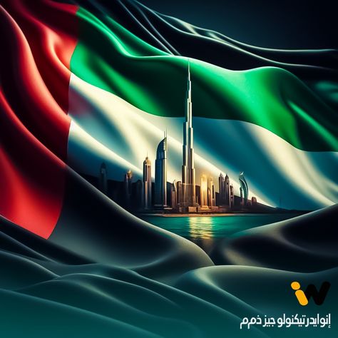 Dubai Flag Dubai Flag, Dubai Country, Uae Flag, Dubai Frame, Dubai Uae, New Technology, Country Flags, Dubai, Flag