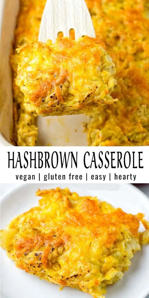 Burrito Vegan, Hashbrown Casserole Recipe, Vegan Casserole, Hashbrown Casserole, Hash Brown Casserole, Tofu Scramble, Idee Pasto Sano, Vegan Cooking, Vegan Dinner Recipes