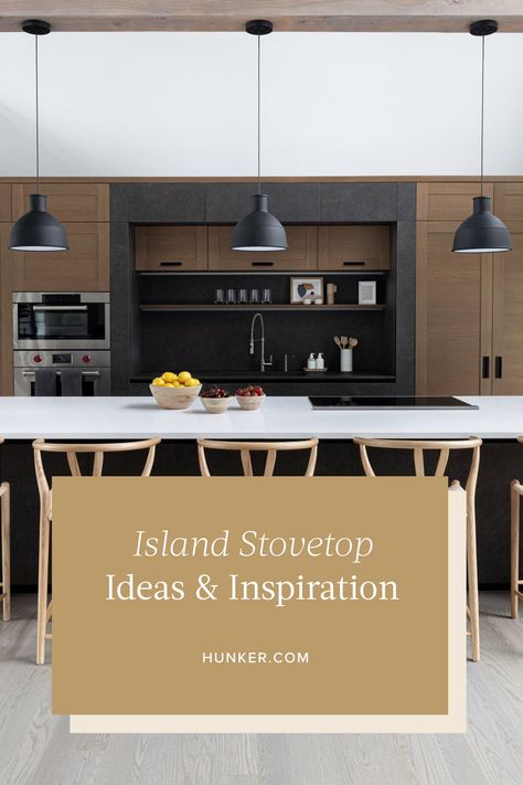 Kitchen Ideas With Island Stove, Stovetop Kitchen Island, Kitchen With Island Stovetop, Stove Top Island Kitchen, Cooktop On Island Kitchen, Stovetop In Island, Kitchen Island With Stovetop, Stove On Island Kitchen, Kitchen Island Stovetop