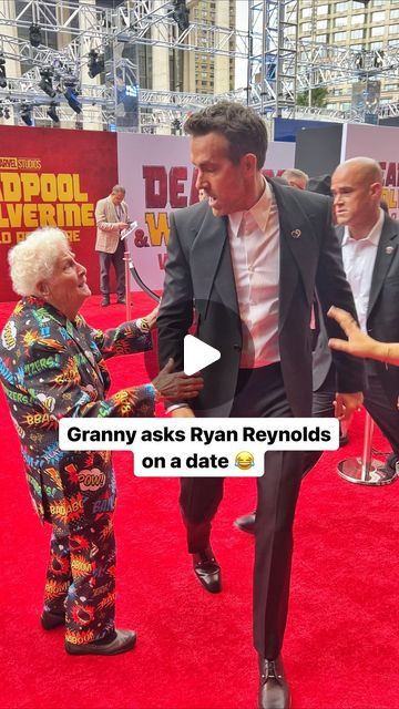 Ross Smith on Instagram: "Granny went to ask Ryan Reynolds on a date & asked Hugh Jackman instead 😂 Sorry @blakelively you have some competition now 😜 (you can’t make this stuff up) @vancityreynolds @thehughjackman #deadpoolandwolverine" Ryan Reynolds Hugh Jackman, Ryan Reynolds, Hugh Jackman, Blake Lively, Quotes, On Instagram, Quick Saves, Instagram