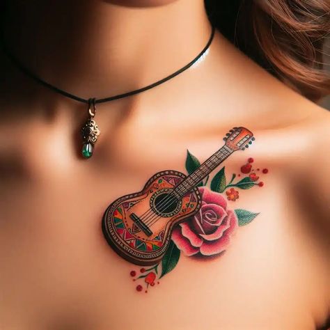 20 Small Mexican Tattoo Ideas [Timeless & Trendy] Hispanic Inspired Tattoos, Charra Tattoos Mexican, Mexican Flower Tattoo, Hispanic Tattoos For Women, Mexican Tattoo For Women, Mariachi Tattoo, Small Mexican Tattoo, Mexican Tattoo Ideas, Hispanic Tattoos