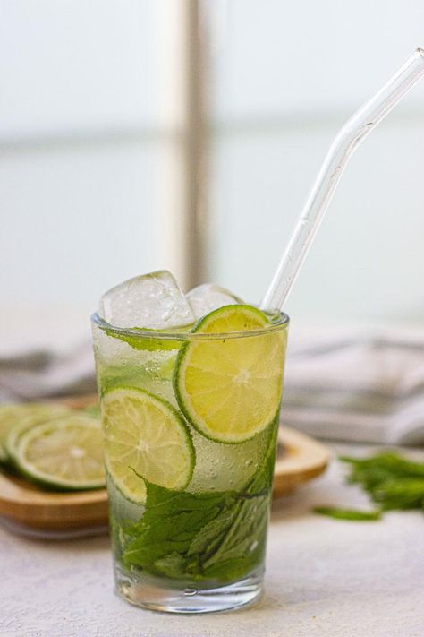 "This copycat Starbucks cool lime refresher is light and fresh with just the right amount of sweetness. This delicious, refreshing drink is full of cool mint, crisp cucumber, and zingy lime flavors and perfect for a warm spring or hot summer day. To me, the best part of spring and summertime is enjoying family and friends. A close second is a cold, refreshing drink on a hot day. There’s something about an ice-cold drink combined with a blazing hot day that just gives me all the summer feels. Red Pizza Sauce, Copycat Starbucks Drinks, Panera Recipes, Cool Lime, Cracker Barrel Recipes, Mango Pineapple Smoothie, Pork Entrees, Olive Garden Recipes, Starbucks Caramel