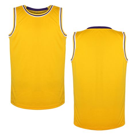 Yellow Jersey Basketball, Jersey Party, 90s Party, Back Pictures, Basketball Shirts, Sports Shirt, Shirts Black, Basketball Games, Athletic Sports