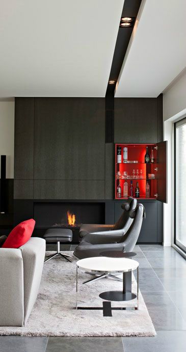 Fireplace Styles: 100+ Ideas You Can Use Today | Decoholic Cove Lighting Design, Fireplace Styles, Credenza Design, Ceiling Plan, House Ceiling Design, Ceiling Design Modern, Interior Minimalista, Interior Modern, Pop Design