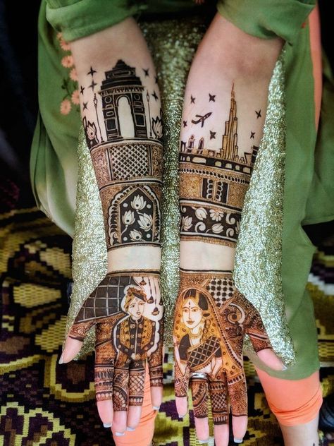 Beautiful personalised mehendi design with lotus motif patterns. See more on wedmegood.com  #wedmegood #indianwedding #indianbride #mehendi #mehendidesigns #hennaart #hennamehndi #hennadesigns #bridallehenga #bridallehengacholi Half Mehndi Design, Half Hand Mehndi, Half Hand Mehndi Design, Indian Wedding Ideas, Design Henna, Bridal Henna Designs, Modern Mehndi Designs, Engagement Mehndi Designs, Stylish Mehndi