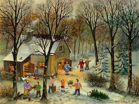 James Holden, Americana Art, Winter Illustration, Historical Painting, Winter Painting, Winter Scenery, Christmas Scenes, Winter Art, Naive Art