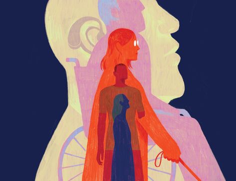 “Disability is everywhere. Becoming aware of it can be a revelation.” The NYT is starting a series of op-ed essays on disability, giving those with disabilities a voice. Read the first essay by... Arte Inspo, People Illustration, Editorial Illustration, Wheelchair, Lives Matter, Ny Times, 그림 그리기, Black Lives, Black Lives Matter