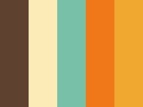 Grey Couch Decor, Brown Living Room Decor, Vintage Colour Palette, Decor Color Schemes, Orange Color Palettes, Color Palette Challenge, Living Room Decor Colors, Color Schemes Colour Palettes, Brown Living Room