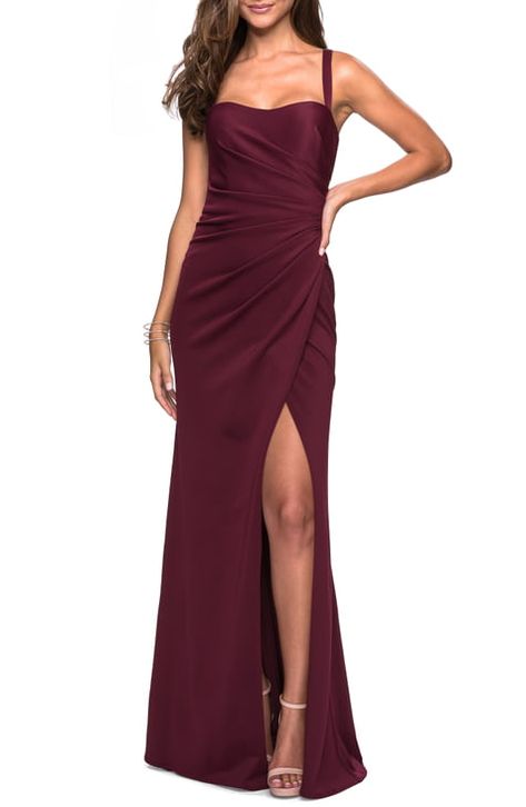 Long Jersey Dress, Jersey Evening Dress, Prom Dress Stores, Prom Dress Styles, Prom Style, Prom Designs, Designer Prom Dresses, A Line Gown, Nordstrom Dresses