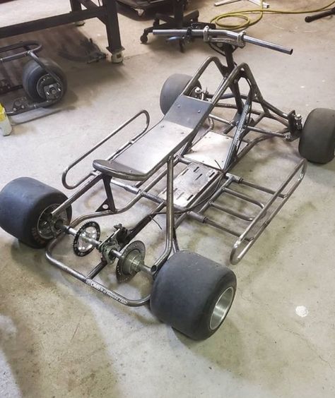 Mini Drift Kart, Racing Go Kart Frame, Go Kart Chassis, Drift Trike Frame, Drift Kart, Go Kart Designs, Tool Box On Wheels, Electric Go Kart, Go Kart Frame