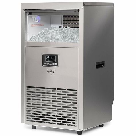 Deco Chef 99 Lb. lb. Daily Production Cube Clear Ice Freestanding Ice Maker & Reviews | Wayfair Commercial Ice Maker, Ice Making, Nugget Ice Maker, Ice Storage, Ice Maker Machine, Portable Ice Maker, Ice Trays, Ice Scoop, Clear Ice