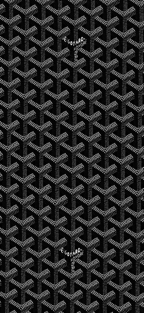 Fashion Walpapper, Goyard Wallpapers, Goyard Print, Goyard Pattern, Hypebeast Wallpaper Iphone, Black Goyard, Goyard Monogram, Hypebeast Iphone Wallpaper, Monogram Wallpaper