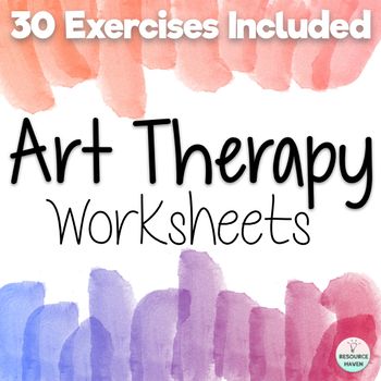 Sel Art Projects Middle School, Art Therapy Workshop Ideas, Creative Art Therapy Activities, Free Art Therapy Worksheets, Art Therapy Illustration, Therapist Office Decor Private Practice, Art Therapy Activities Printables, Art Journal Ideas For Beginners, Therapeutic Art Activities