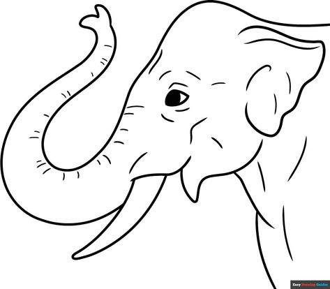 Free, printable Elephant Trunk coloring page for kids. Print it out or color it online. https://easydrawingguides.com/coloring-pages/elephant-trunk/ Elephant Colouring Pages, Elephant Colouring, Elephant Line Drawing, Elephant Outline, Monkey Coloring Pages, Elephant Coloring Page, Elephant Colour, Elephant Illustration, Elephant Drawing