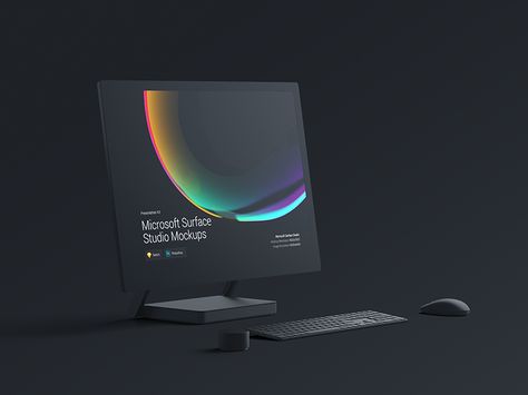 Microsoft Surface Studio Mockups by Ruslanlatypov Microsoft Surface Studio, Concept Phones, Surface Studio, New Technology Gadgets, Lab Tech, Iphone Mockup, Web Graphic Design, Electronics Design, Futuristic Technology