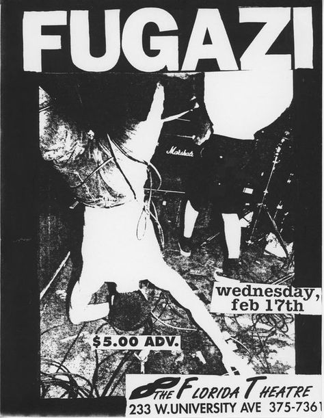 fugazi poster - Google Search Dark Wave, Punk Poster, Music Flyer, Arte Punk, Graphic Ideas, Punk Art, Hardcore Punk, Rock N’roll, Rock Posters