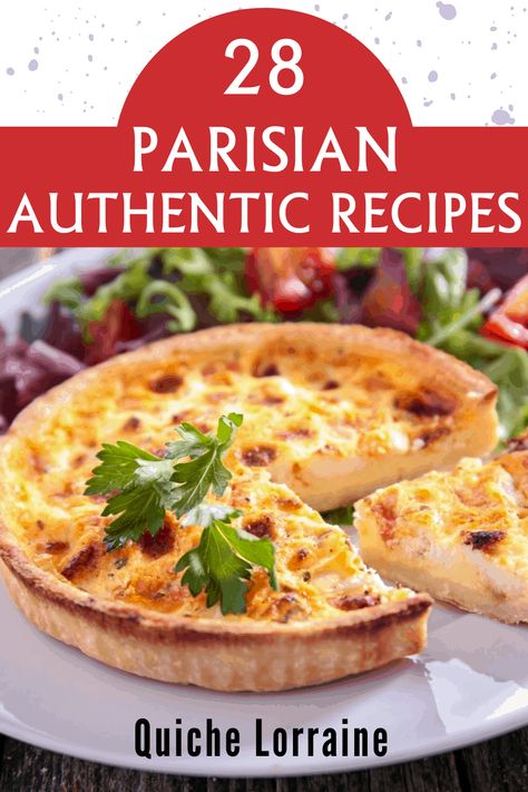 Popular French Food, Savory Custard, French Christmas Food, French Recipes Dinner, French Recipes Authentic, Foreign Recipes, French Cuisine Recipes, French Cooking Recipes, French Tart