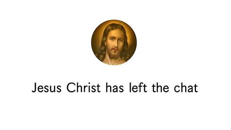 Jesus Christ has left the chat meme Bible Reaction Pic, You Need Jesus Meme, Jesus Memes Humor, Jesus Memes Face, Jesus Reaction Pic, Jesus Funny Humor, Jesus Fanart, Funny Jesus Memes, Jesus Meme