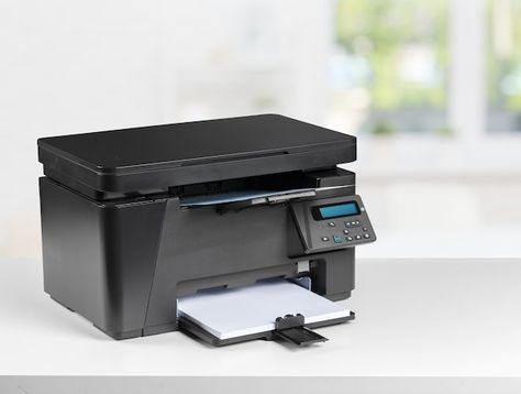 Photo printer, copier, scanner. office t... | Premium Photo #Freepik #photo #printer #printer-machine #copier #copy-machine Photo Printer, Office Table, Printer Ink, Premium Photo, Printer, Stock Photos