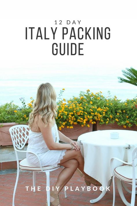 Outfits for Italy - Classic Outfits for a September Trip | The DIY Playbook Outfits For Italy, Italy Vacation Outfits, Italy In September, Italy Packing, What To Wear In Italy, Italy Travel Outfit, Italy Trip Planning, Italy Honeymoon, Diy Playbook