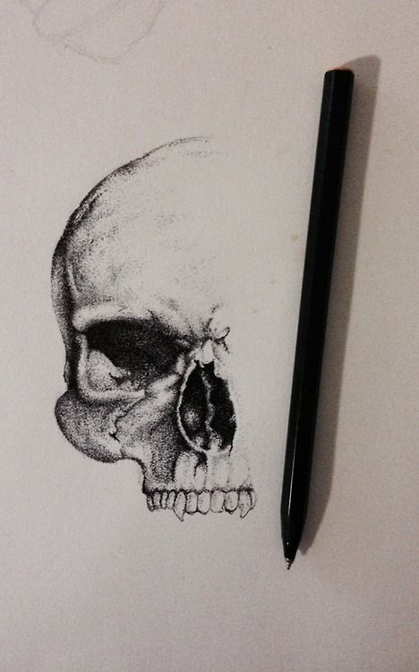 Ink Skull Drawing, Skeleton Pen Drawing, Skull Pen Drawing, Dot Drawings, Horror Ink Illustration, Skull Drawing Sketches, Skull Biro Sketch, Drawing Blood, Biro Drawing