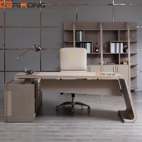 Home Desk Organization, Office Table Design Modern, Home Desk Ideas, Desks Ideas, Home Desks, Desk Idea, Small Office Design Interior, Office Study Room, Small Office Design