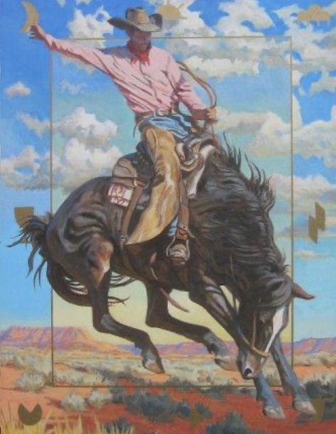 Wild West Wallpaper, Cowboy Artwork, Malcolm Liepke, Cowboy Photography, Bucking Horse, Western Posters, Portrait Abstract, Cowboy Pictures, Bull Rider