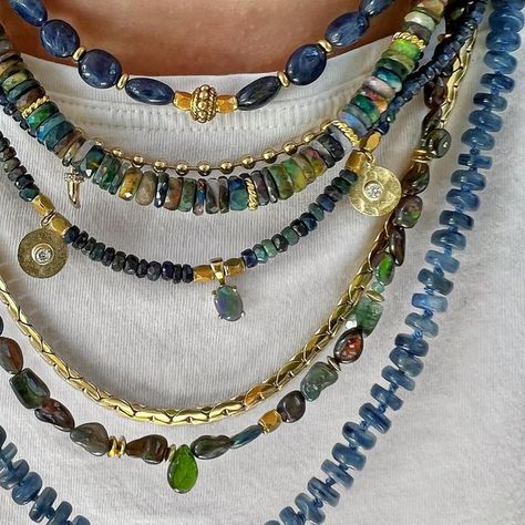 Artisan Colorful Beaded Necklaces, Artisan Gemstone Bead Necklace, Eclectic Beaded Necklaces As Gift, Handmade Eclectic Beaded Necklace, Luxury Nature-inspired Gemstone Bead Necklaces, Diy Jewelry Necklace, Boho Jewellery, January 4, Dope Jewelry