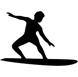 Surfer Silhouette  FREE SVG Sports Silhouettes, Surfer Silhouette, Clip Art Free, Surfer Boy, Silhouette Clip Art, Clay Wall Art, Art And Craft Design, Clay Wall, Free Sport