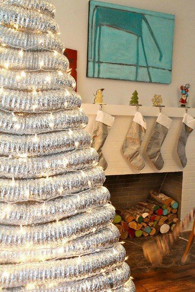 Green Mason Jars, Christmas Parade Floats, Anni Downs, Contemporary Christmas Trees, Fake Christmas Trees, Funky Junk Interiors, Cabin Christmas, Dryer Vent, Christmas Parade