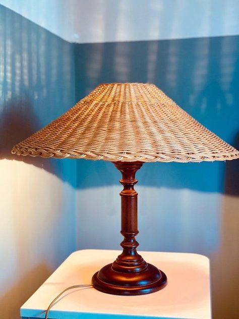 Wicker Table Lamp, Rattan Art, Wicker Lampshade, Rattan Lampshade, Wicker Pendant Light, Rattan Chandelier, Rattan Shades, Bamboo Table, Rattan Lamp