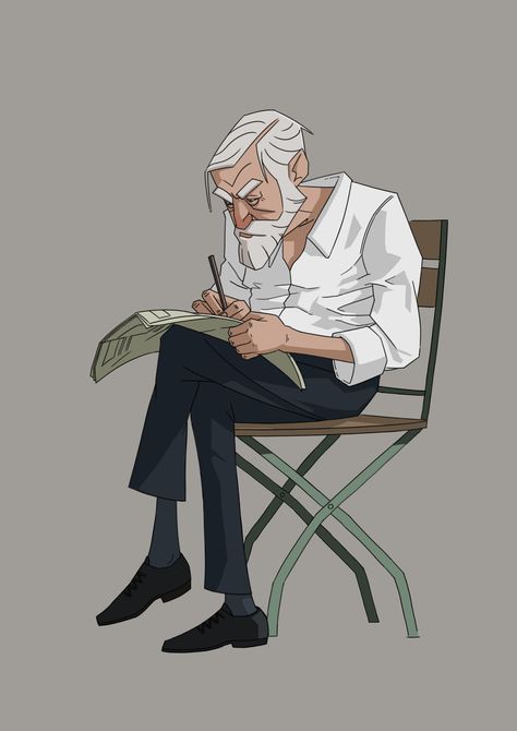 Old Man Character Design, Man Character Design, Wolf Character, Character Design Challenge, Man Illustration, Character Design Sketches, Male Character, Cartoon Sketches, 캐릭터 드로잉