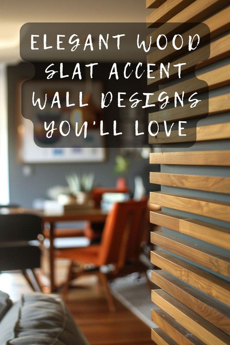 Add elegance to your home with wood slat accent walls. Explore design ideas and materials to create a sophisticated and stylish focal point. Click to explore the best designs! 🌿✨ #WoodSlatWall #HomeDecor #InteriorDesign #AccentWall #DIYHome Horizontal Wood Panel Walls, Wood Wall Installation, Ideas For Feature Walls, Wood Design Accent Wall Stairs, Easy Wood Accent Wall Ideas, Staggered Slat Wall, Diy Wood Slats Wall, Decorative Wall Treatments, Wood Accent Corner Wall