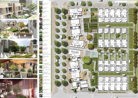 Project drawing from Holloway Builders. Courtesy of Breathe - The New Urban Village project. Project Drawing, Villa Architecture, Urban Design Graphics, New Urbanism, Urban Village, Urban Design Plan, Urban Housing, Social Housing, Urban Architecture