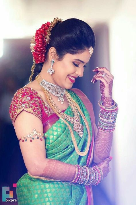 Bride Possess Wedding, Saree Ceremony Stills, Half Saree Function Stills, Half Saree Stills, Saree Ceremony, शादी की तस्वीरें, Indian Bride Poses, Saree Stills, Indian Bride Photography Poses