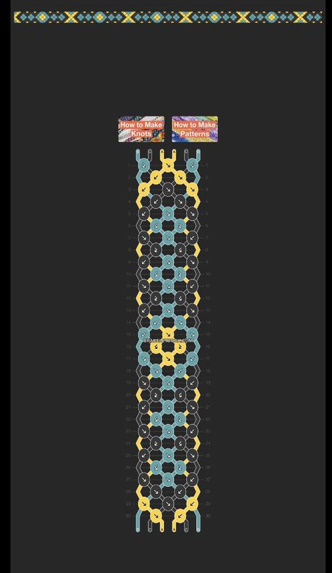 Six Strand Friendship Bracelet, Simple Friendship Bracelet Patterns 3 Colors, 6 Strand Bracelet Patterns, Six String Bracelet Pattern, Simple Bracelet Patterns, Summer Friendship Bracelets Pattern, Bracelet Bresilien Pattern, Easy Friendship Bracelets Patterns, Friendship Bracelet Easy