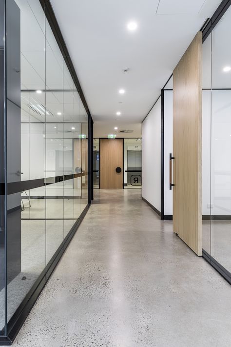 Gallery of Balgownie by Dayne Lawrie Constructions / The Local Project - The Local Project Contemporary Office Design, Commercial Office Design, Industrial Office Design, Cool Office Space, Modern Office Space, Modern Office Interiors, Office Fit Out, Office Space Design, Software Company