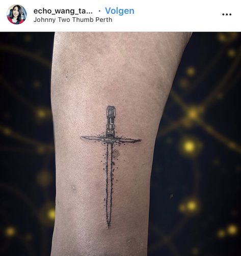 Kylo Ren Tattoo Ideas, Kylo Ren Lightsaber Tattoo, Kylo Ren Tattoo, White Lightsaber, Lightsaber Tattoo, Kylo Ren Star Wars, Kylo Ren Lightsaber, Film Reference, Ren Star Wars