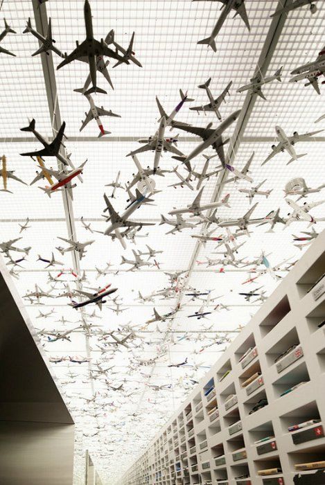 Airline Office, Museum Exposition, Aviation Office, Airport Architecture, Travel Library, Architecture 101, Agency Office, Office Ceiling, Aviation Museum