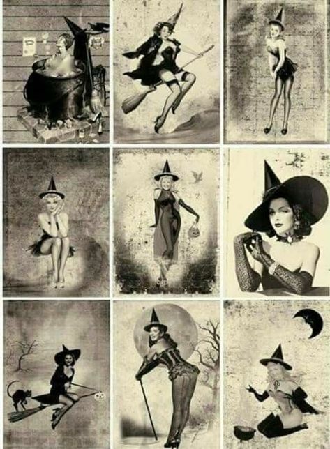 All are welcome here Halloween Pin Up, Morticia Addams, Vintage Witch, Halloween Pins, Black And White Photos, Season Of The Witch, Halloween Images, Vintage Pin Up, Theme Halloween