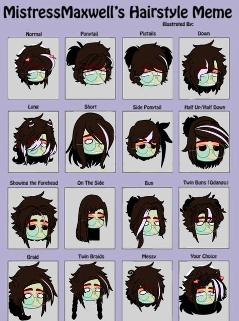 I really like the messy and down hair tbh Pelo Gacha, Gacha Design, Hair Gacha, Hair Meme, Gacha Hair, Creepypasta Oc, Body Base, Club Hairstyles, Gacha Outfits