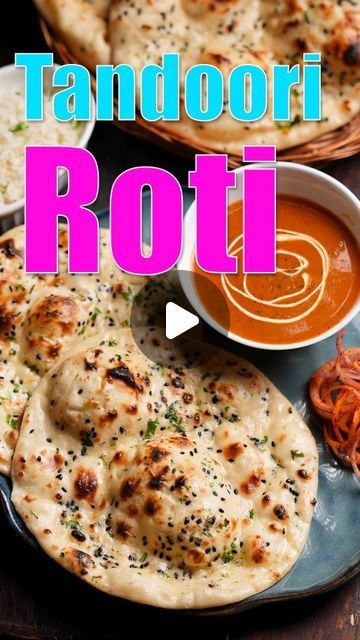 Maida Recipes, Tandoori Roti, Roti Recipe, How To Make Dough, Muslin Cloth, Tastemade Recipes, Black Sesame Seeds, Vegetarian Snacks Recipes, Homemade Butter