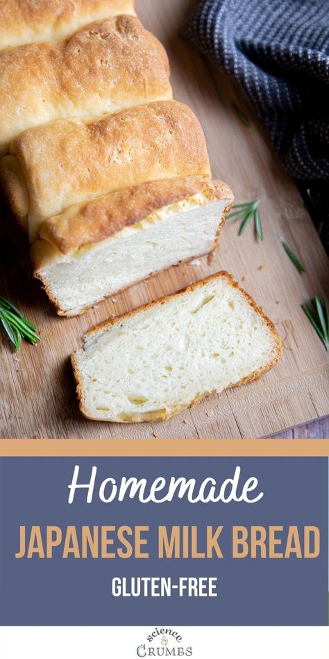 Gluten Free Japanese Milk Bread, Gluten Free Breadmaker Recipe, Japanese Milk Bread Recipe, Gluten Free Sandwich Bread Recipe, Gluten Free Bread Maker, Gf Bread Recipe, Gluten Free Bread Machine, Homemade Gluten Free Bread, Gluten Free Sandwich Bread