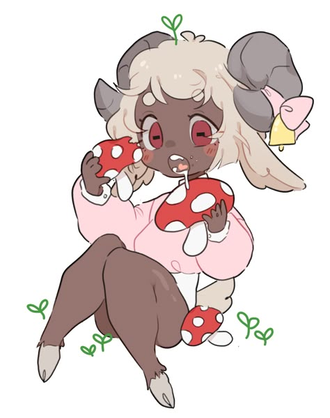 Anthro Sheep, Sheep Fursona, Sheep Character Design, Cute Sheep Art, Sheep Oc, Arte Inspo, Cartoon Character Design, Character Design References, Kawaii Art