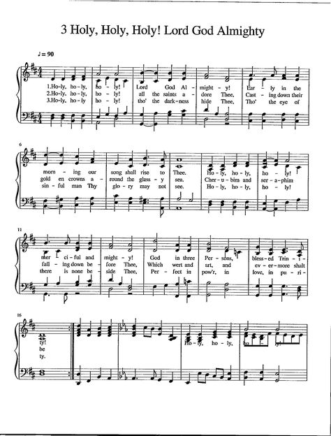 Holy Holy Holy Lord God Almighty, Lord God Almighty, Music With Lyrics, Gospel Song Lyrics, Hymn Print, Hymn Sheet Music, Worship Songs Lyrics, Church Songs, Hymns Lyrics