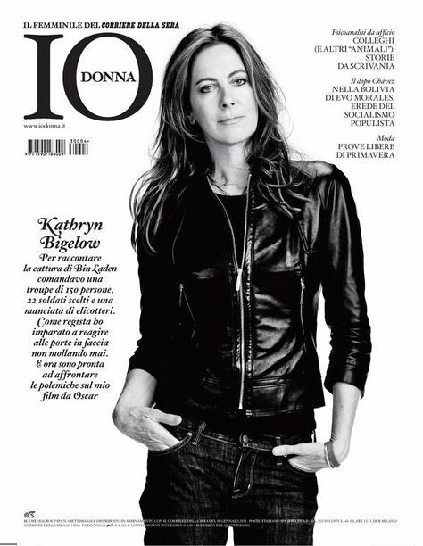 Kathryn Bigelow, Senior Fashion, Front Profile, Woman Magazine, Makeup Over 50, Cover Magazine, Breaking Barriers, Female Inspiration, Celebrity Photography