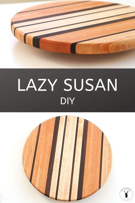 Diy Lazy Susan Turntable How To Make, How To Make A Lazy Susan Turntable, Wooden Lazy Susan Ideas, Wooden Circle Crafts, Diy Lazy Susan Turntable, Home Decor Timeless, Diy Montreal, Diy Turntable, Diy Lazy Susan