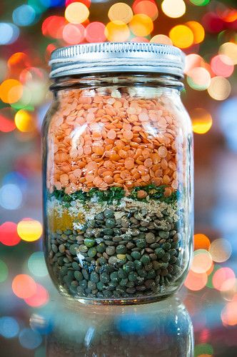 Lentil Soup In A Jar, Soups In A Jar, Jar Soups, Soup Jars, Lentil And Rice, Pantry Mixes, Mason Jar Mixes, Meal In A Jar, Jar Mixes